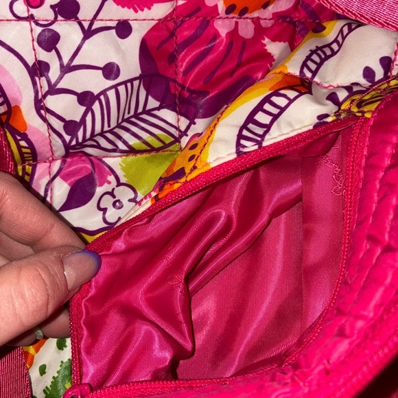 Vera Bradley Puffer Crossbody Purse Bag Quilted Clementine Preppy cottage fairy - Picture 8 of 9